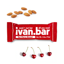 Load image into Gallery viewer, Tart Cherry Almond Seed + Nut Bar (2.5oz) : 16 count